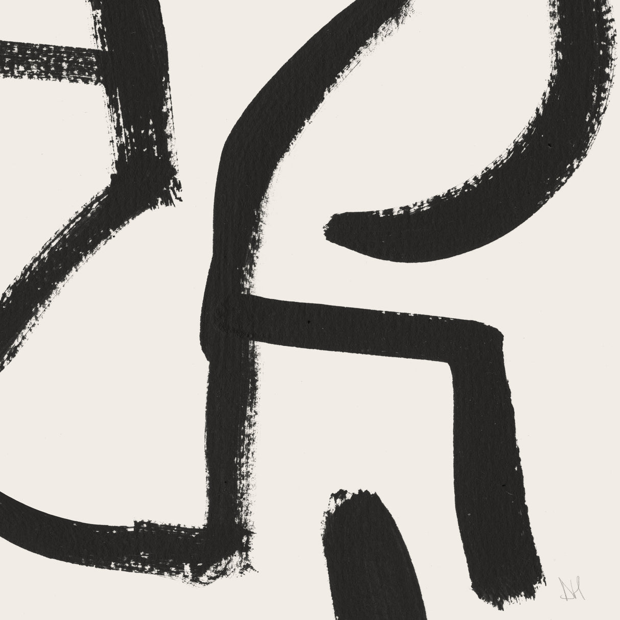 Curvy Lines No2 Poster och Canvastavla