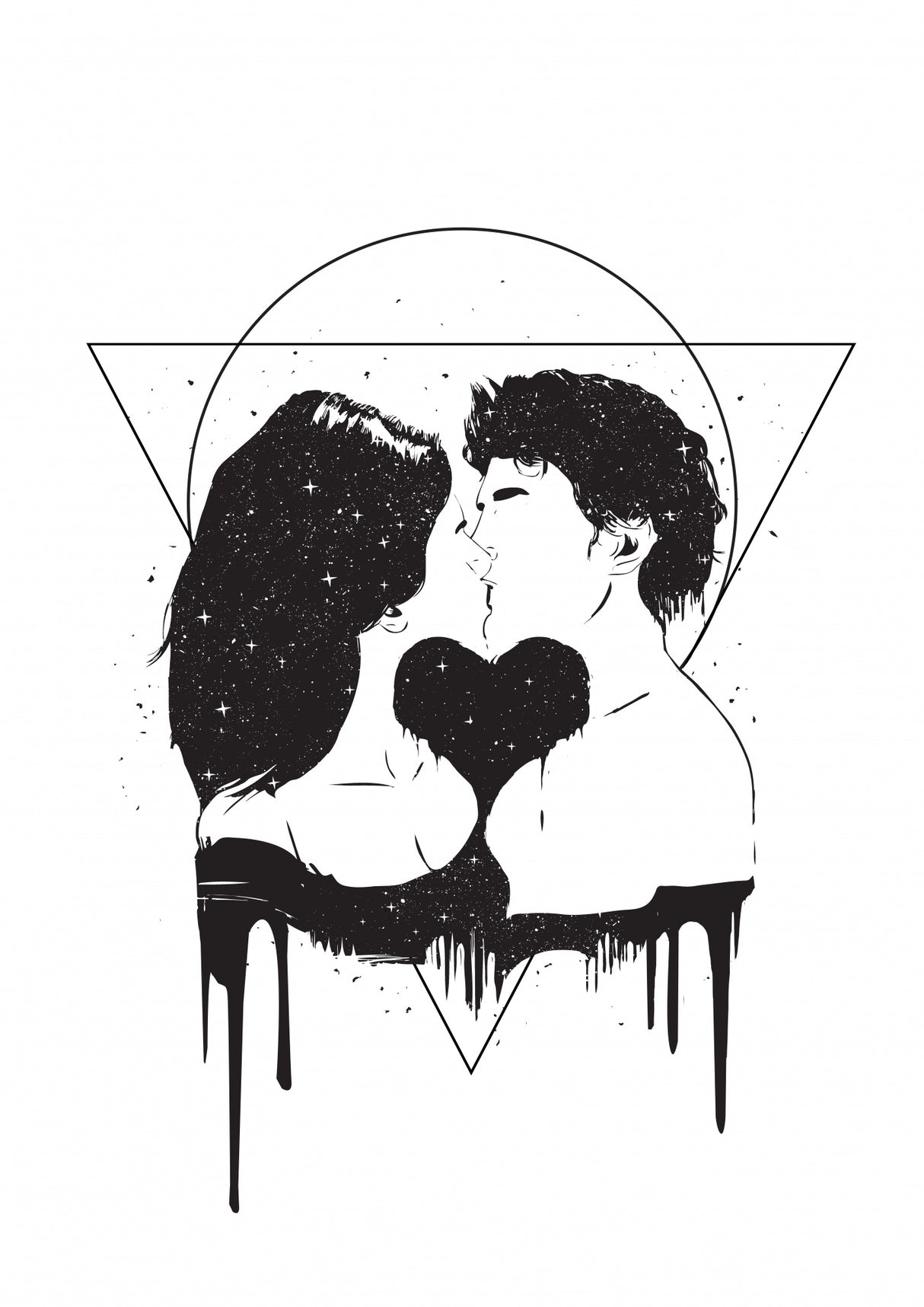 Cosmic Love Poster och Canvastavla