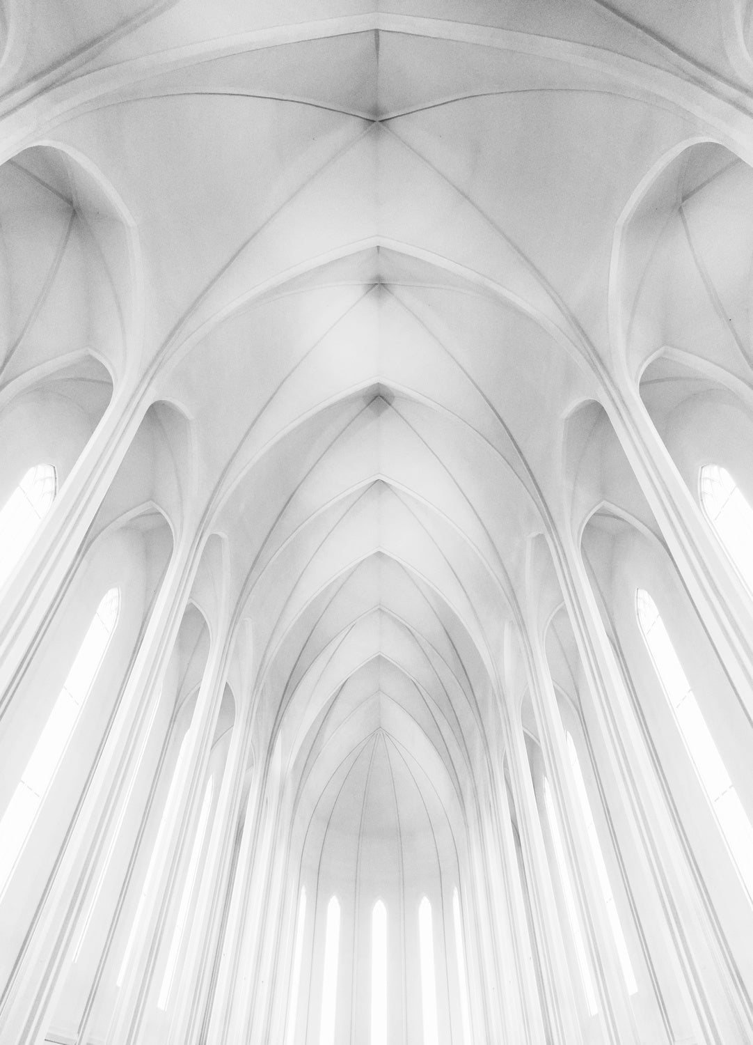 Hallgrimskirkja Church in Iceland Poster och Canvastavla