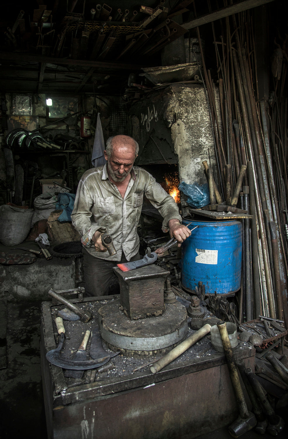 Blacksmith Poster och Canvastavla