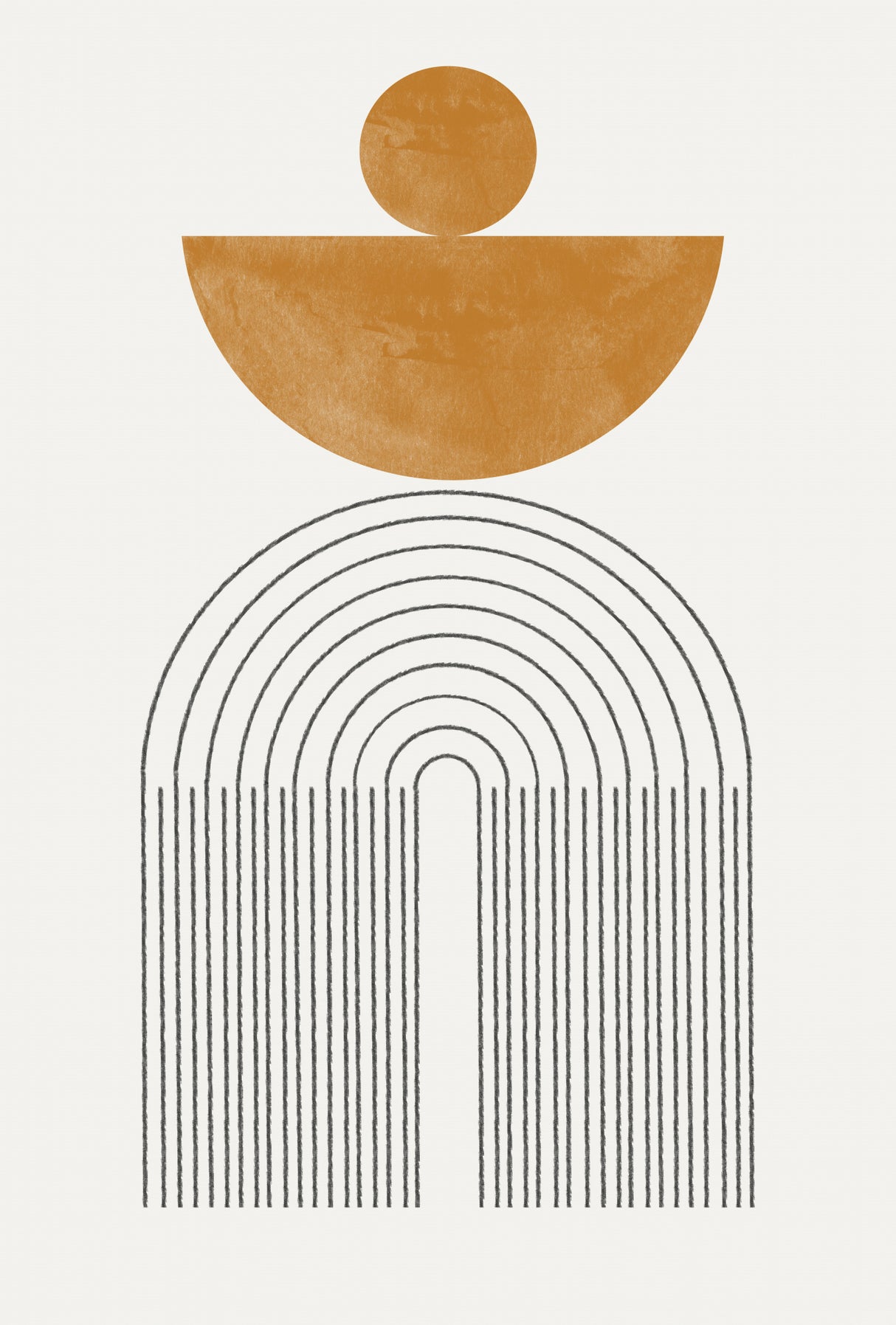 Arch Composition No7. Poster och Canvastavla