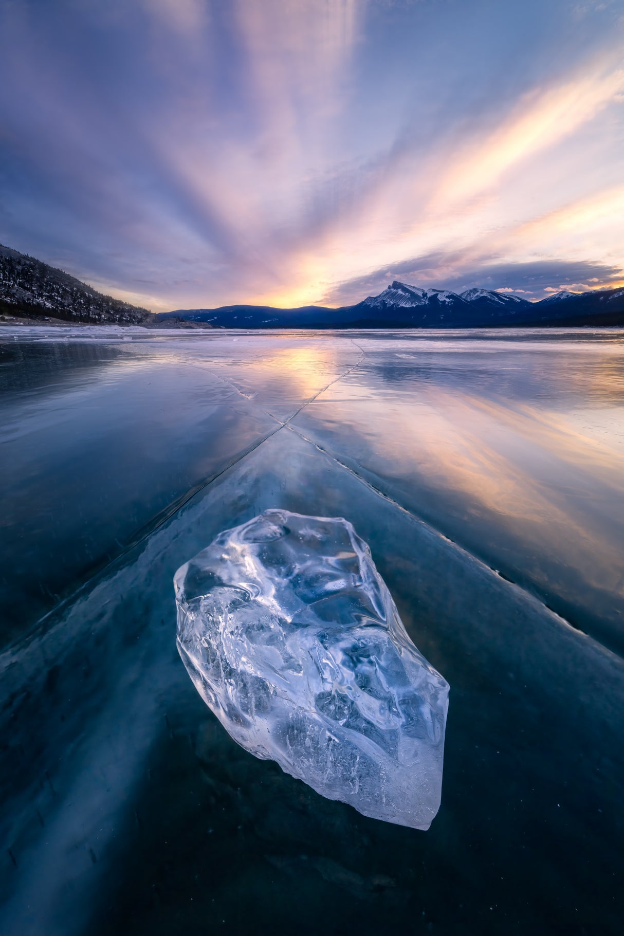 Ice Lake Poster och Canvastavla
