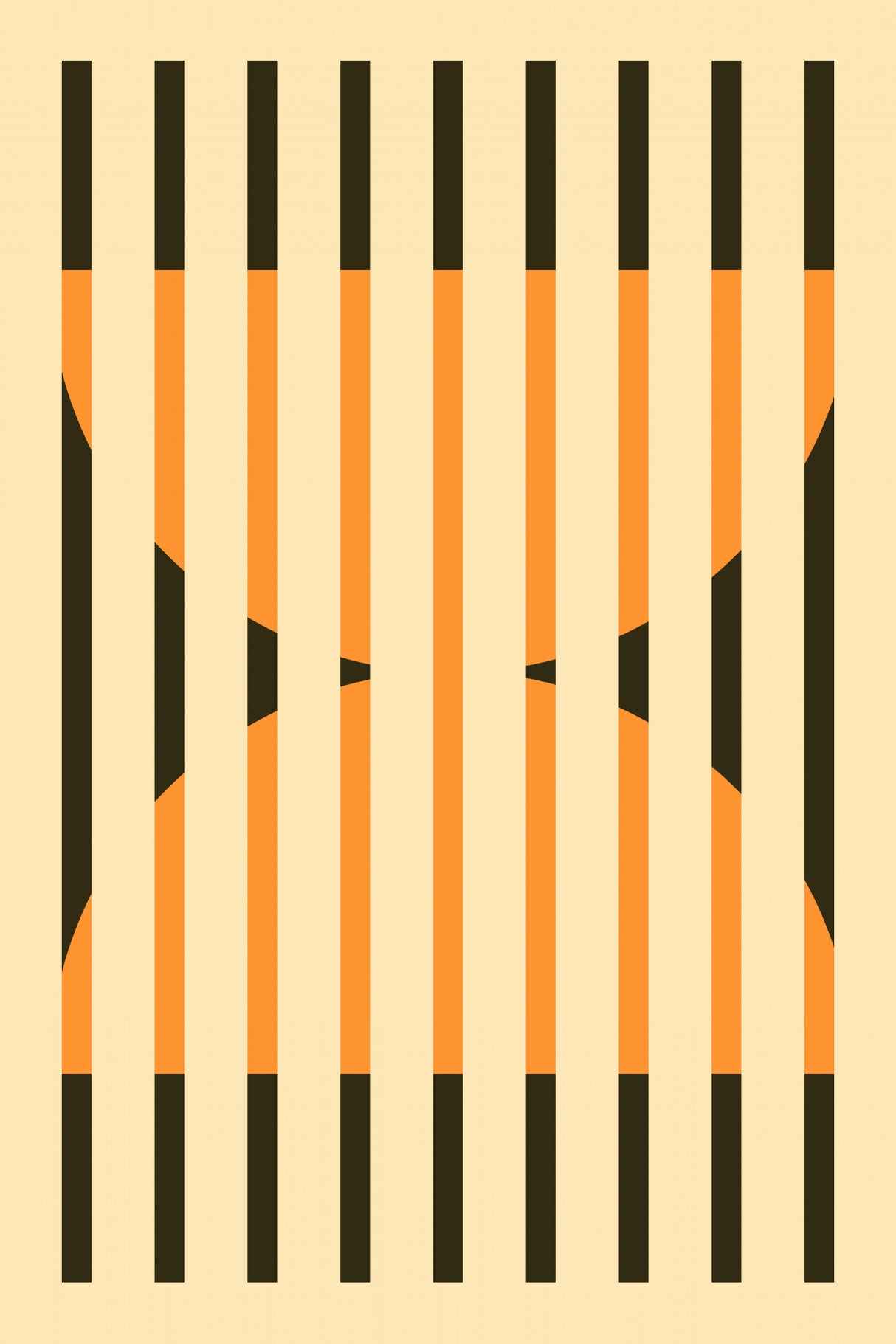 Faded Geometric #4 Poster och Canvastavla