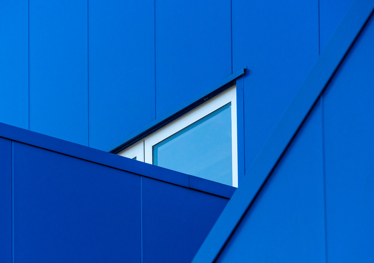 Blue in blue Poster och Canvastavla