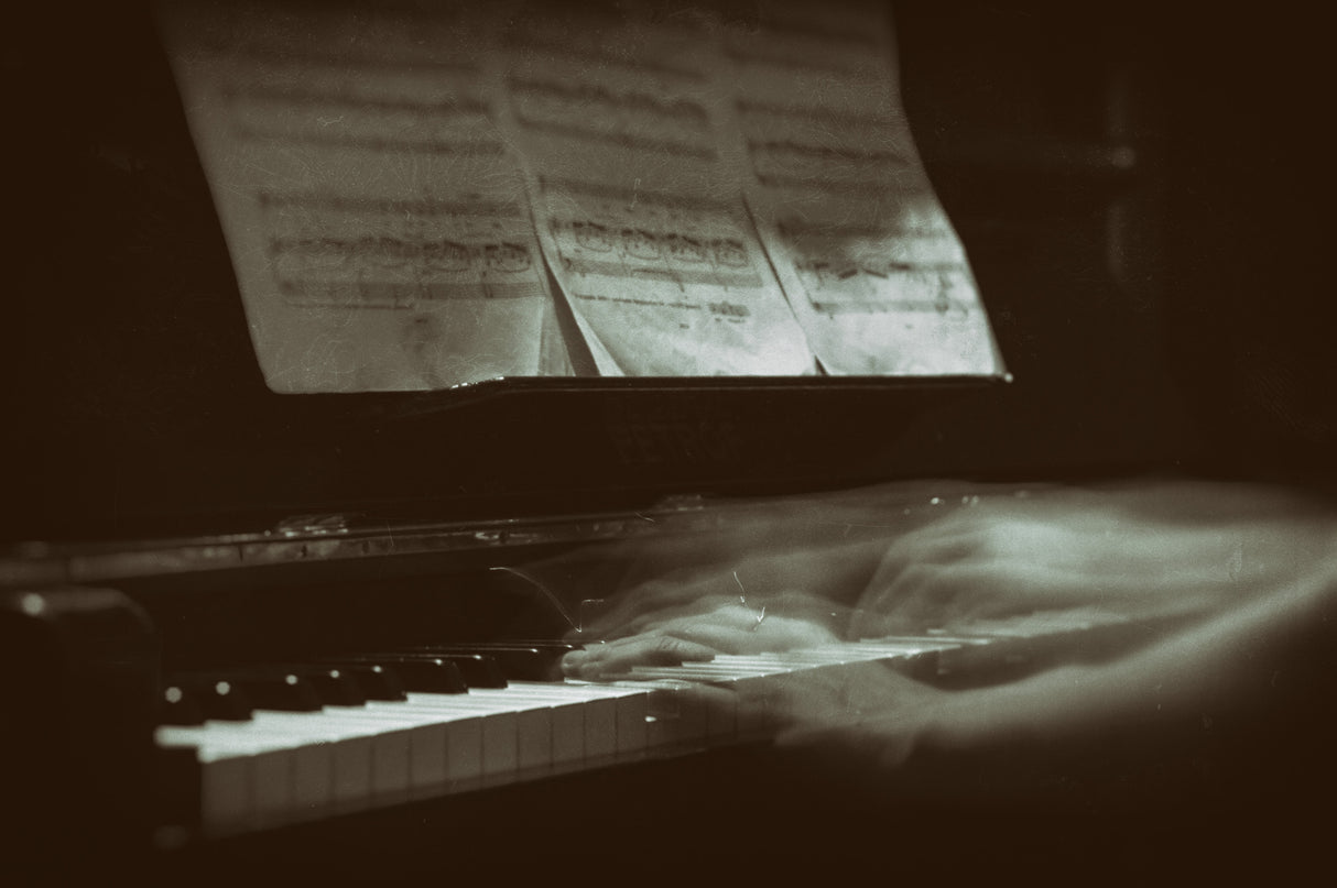 Play the piano Poster och Canvastavla