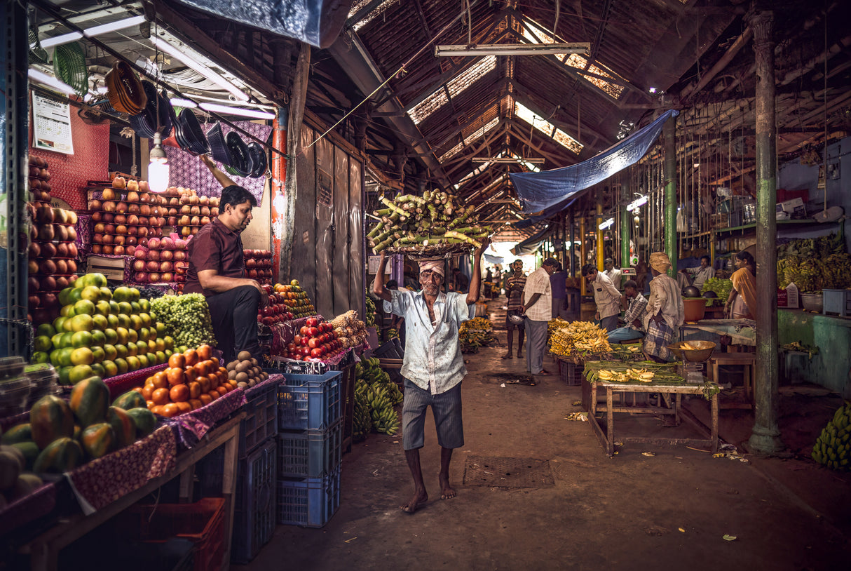 Banana's market Poster och Canvastavla