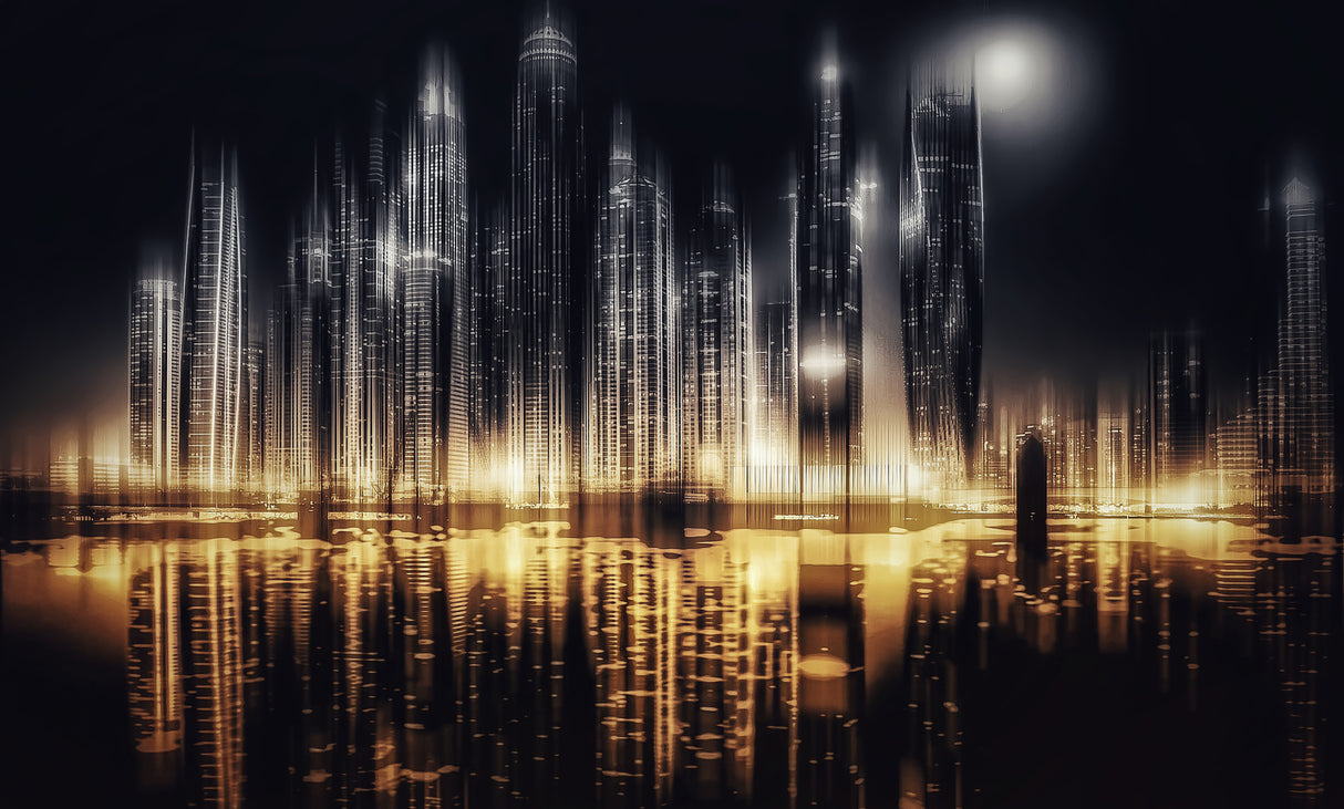 Dubai Night series 3 Poster och Canvastavla
