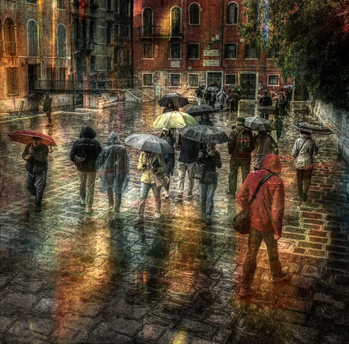 The man without an umbrella Poster och Canvastavla
