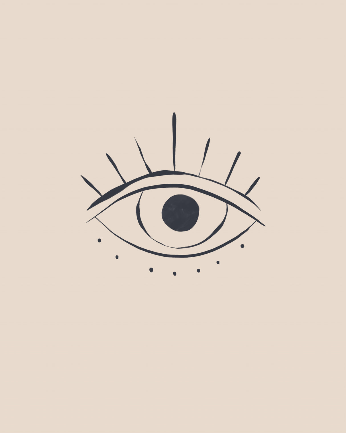 Eye Poster och Canvastavla