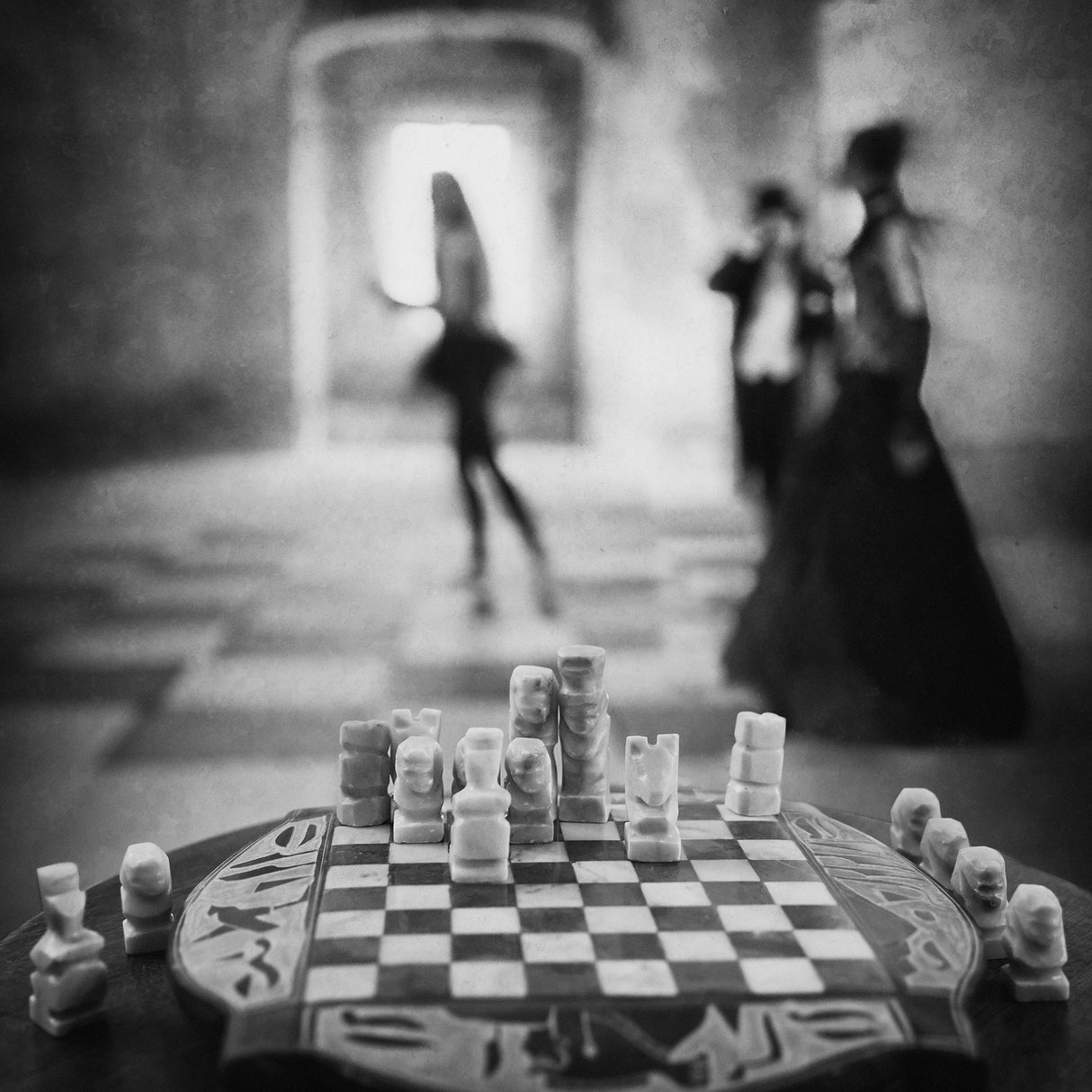 chess game Poster och Canvastavla