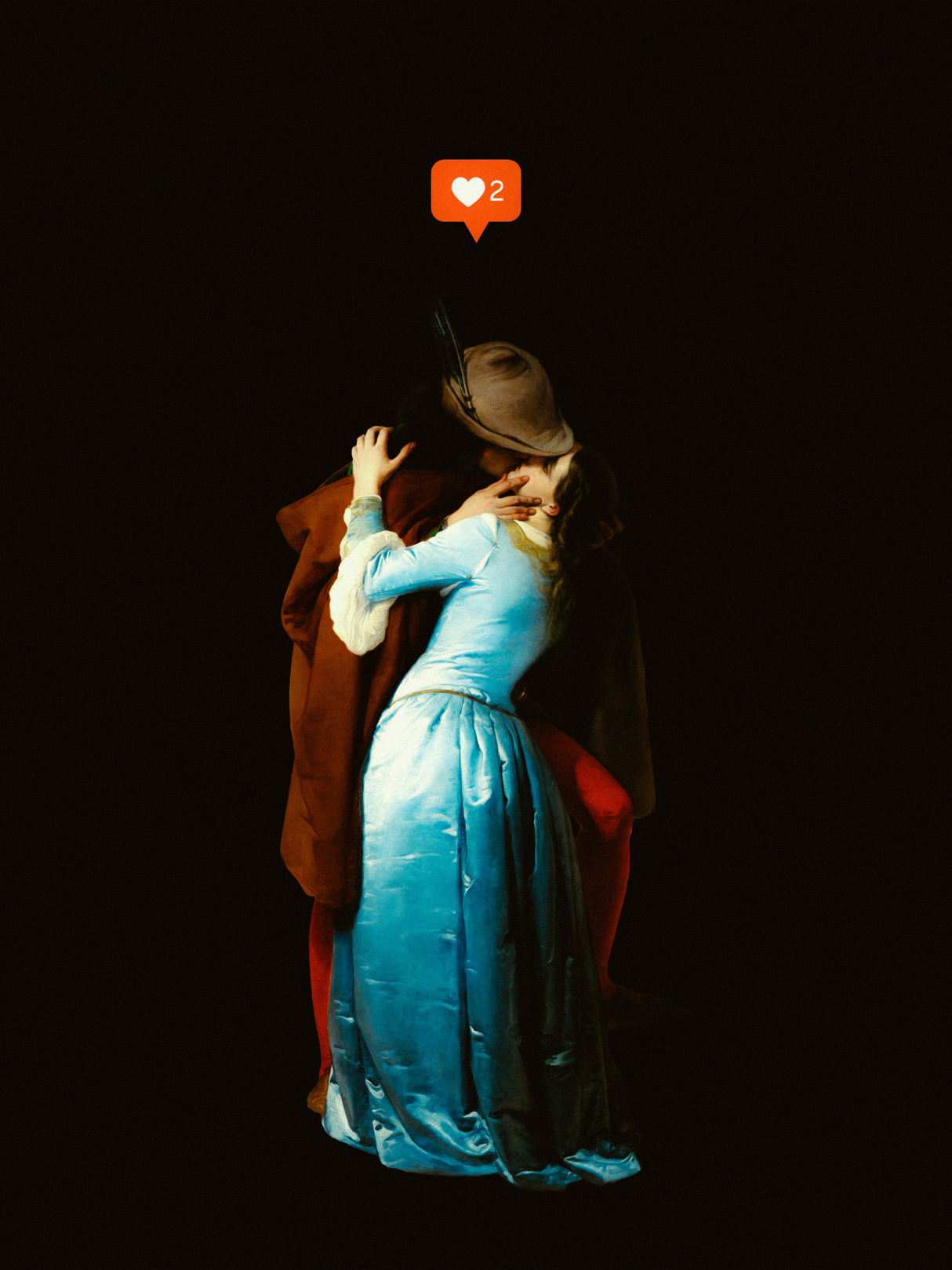 A Modern Kiss Poster och Canvastavla