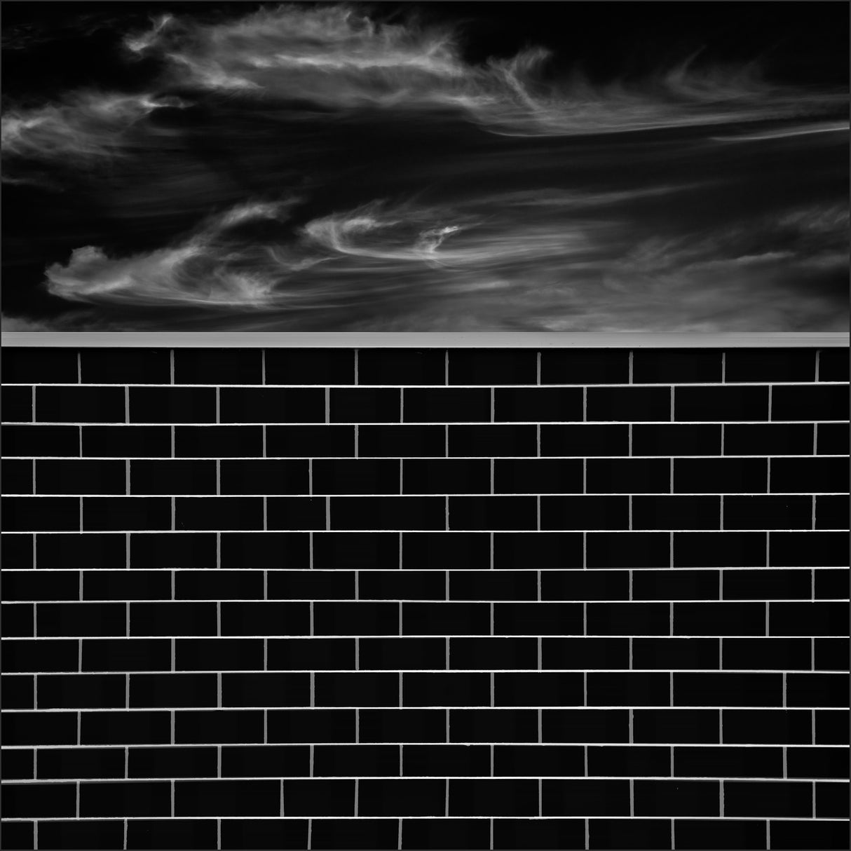 Brick wall Poster och Canvastavla