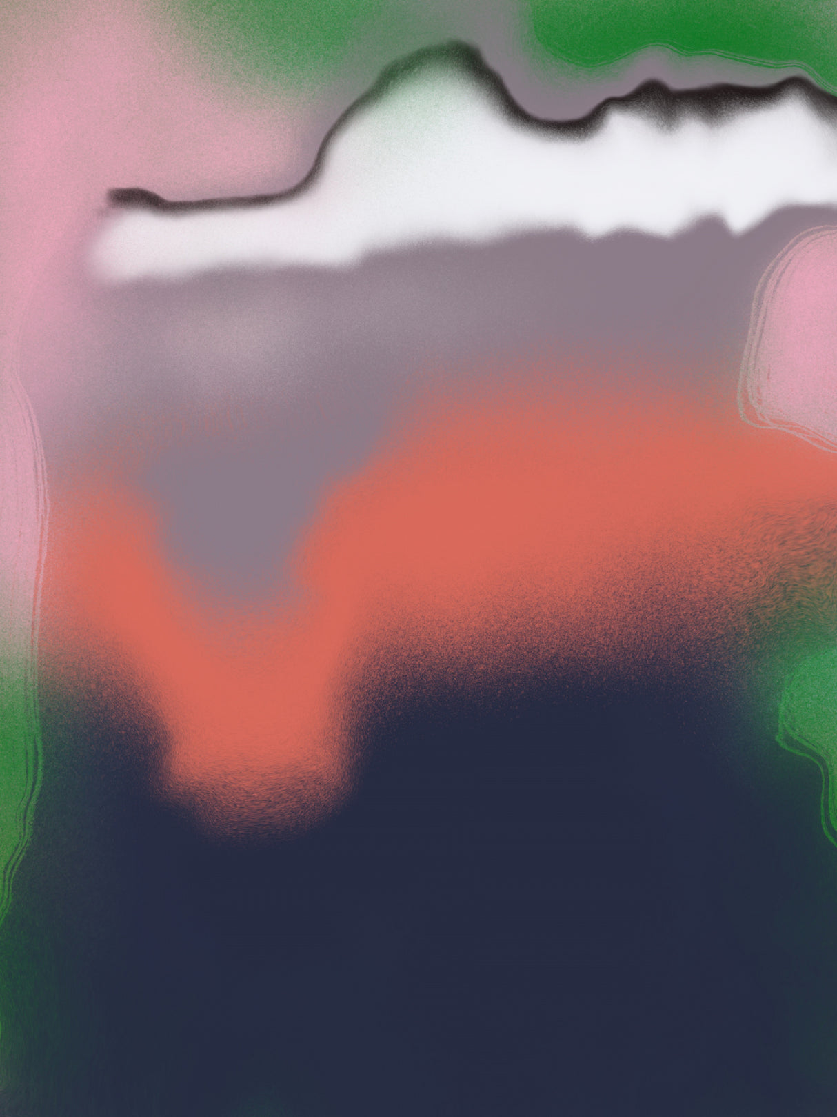 The Color Downfall Poster och Canvastavla