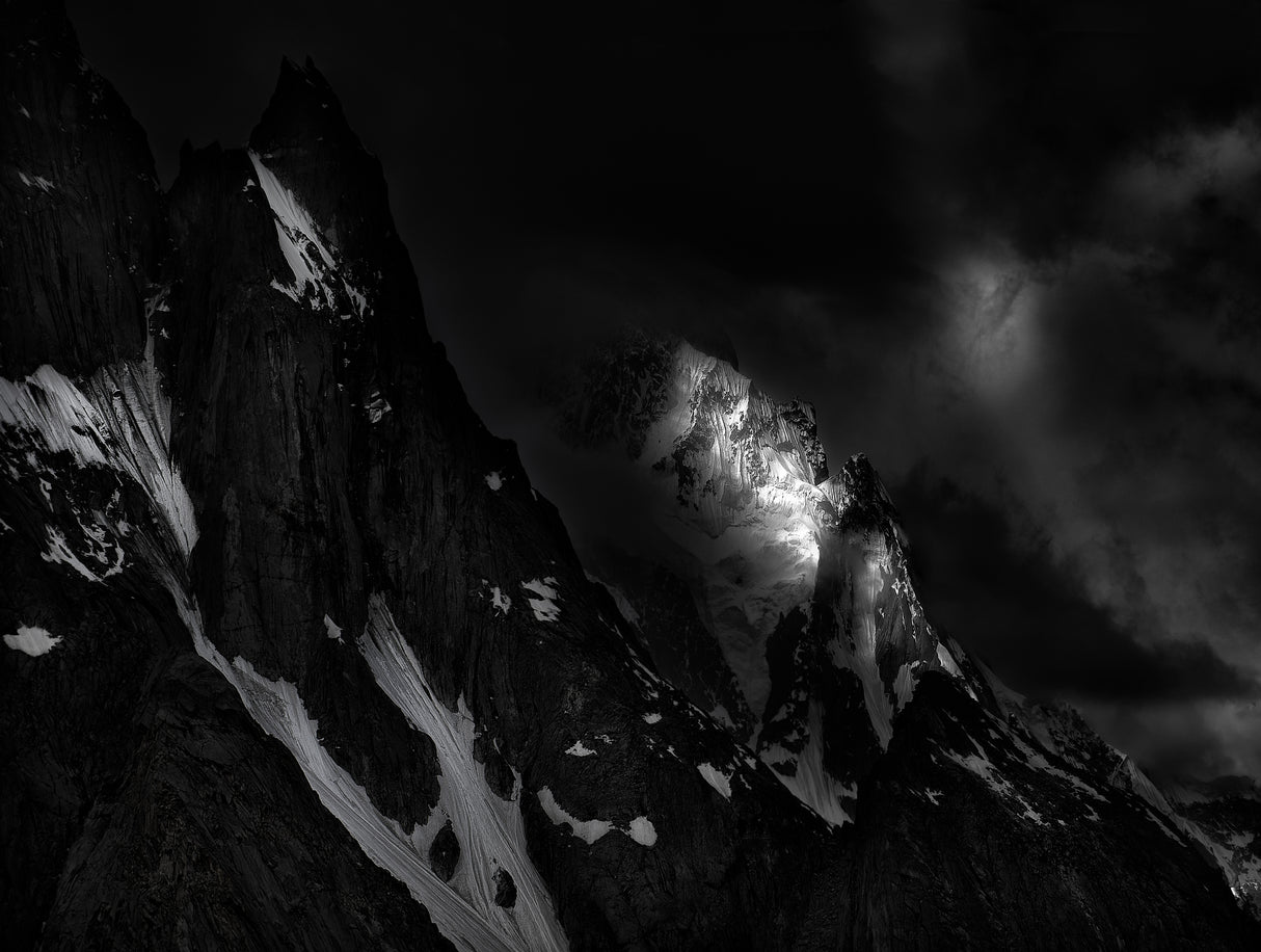Mountain Lights Poster och Canvastavla
