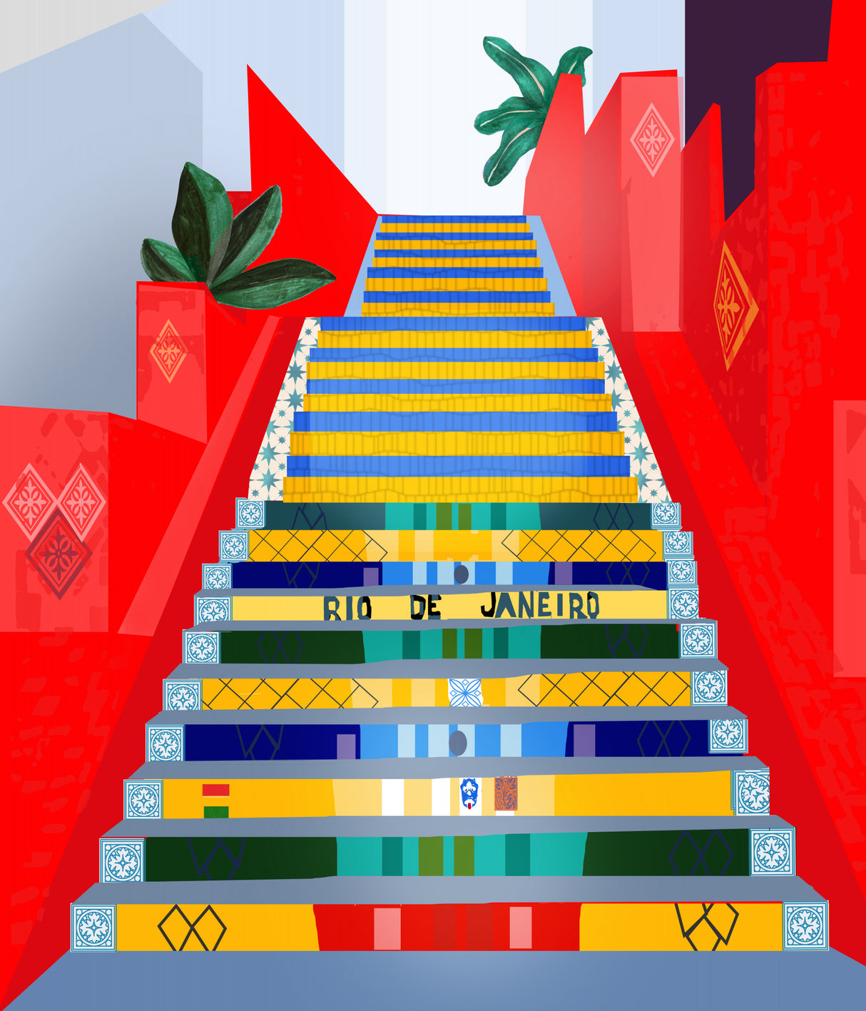 Rio de Janeiro Poster och Canvastavla