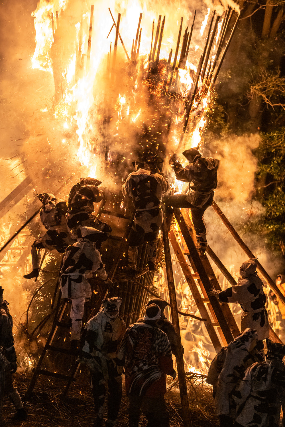 Toba firefestival Poster och Canvastavla