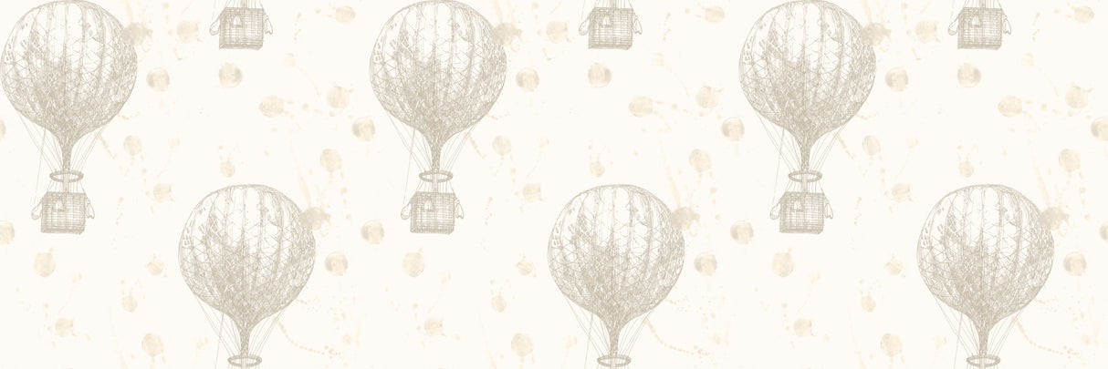 Hla015 Hot Air Ballooons Neutral Poster och Canvastavla