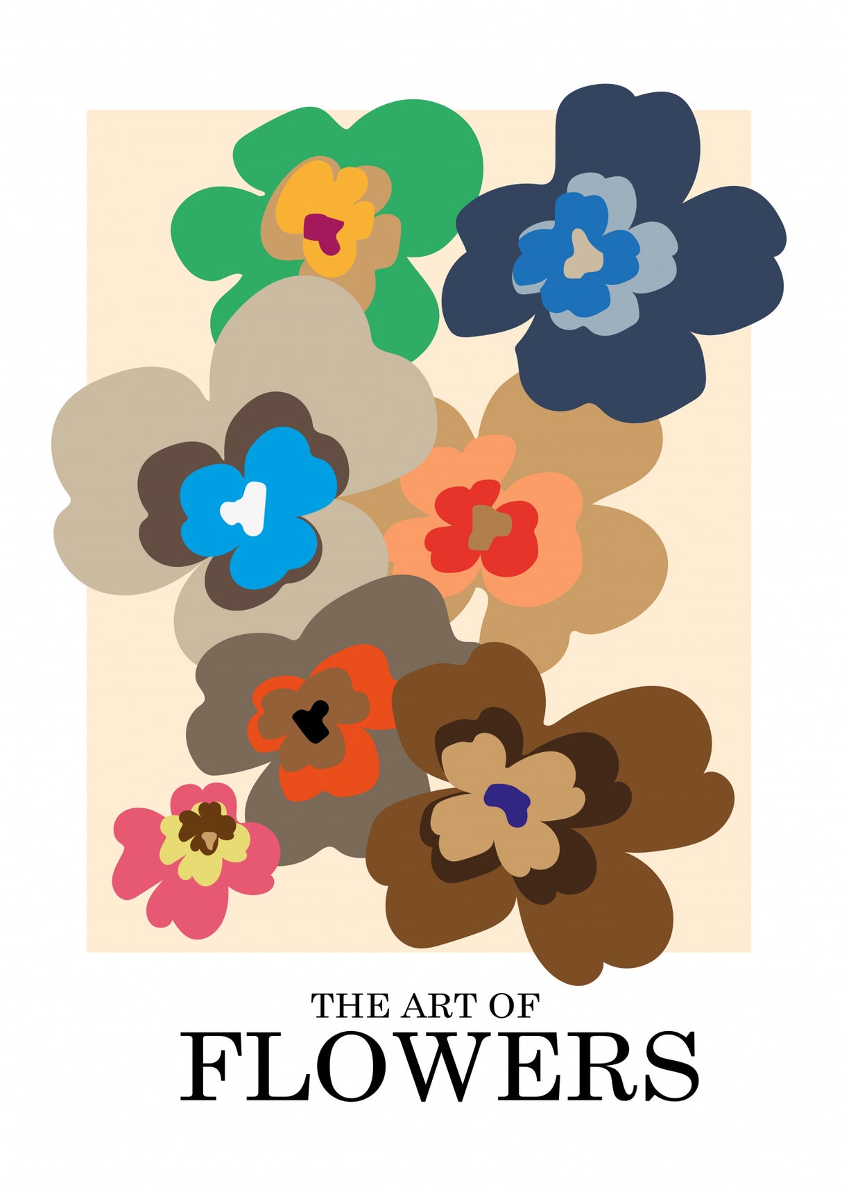 The Art Of Flowers Pink Poster och Canvastavla