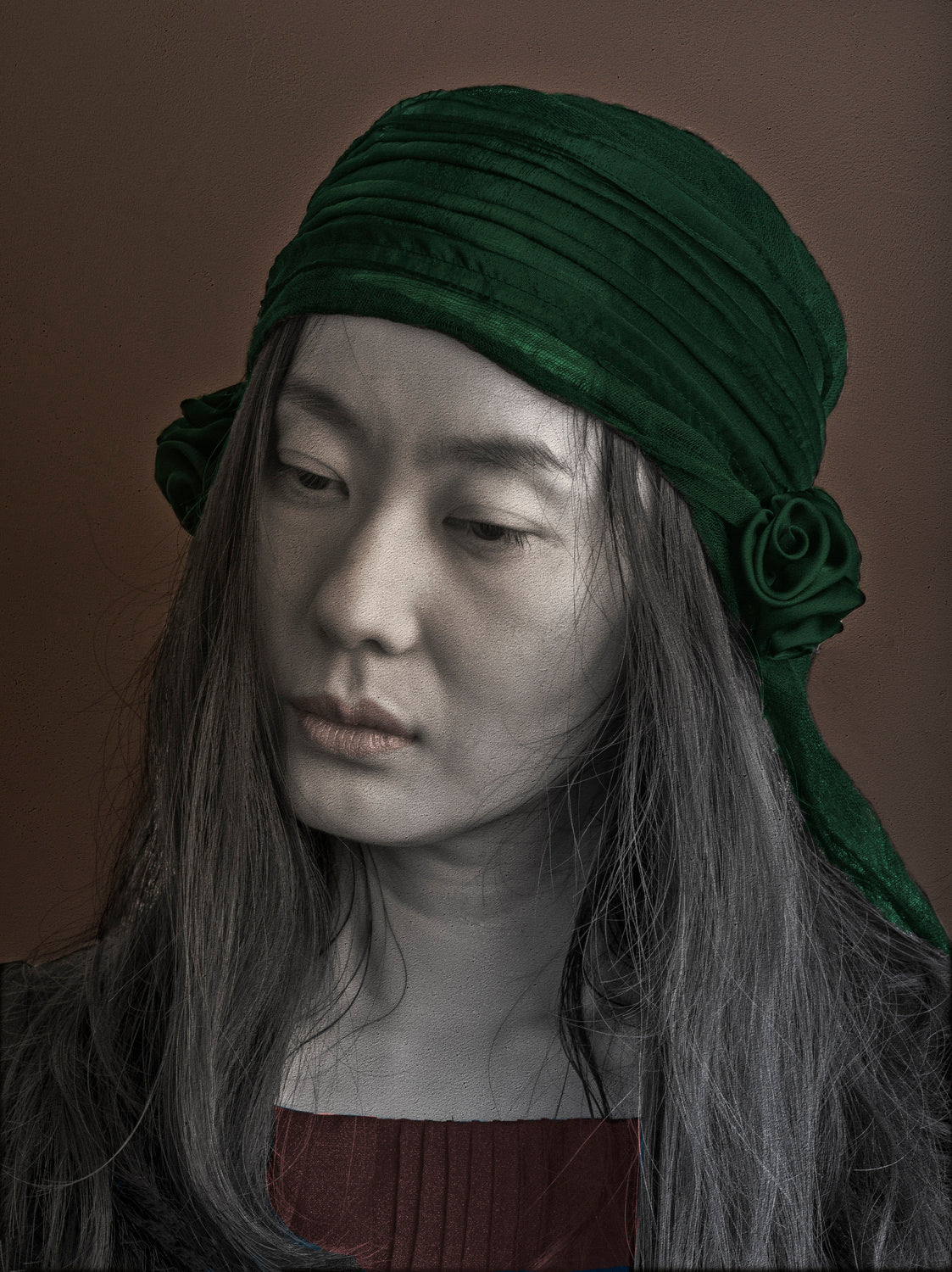 Visage d'une femme Poster och Canvastavla