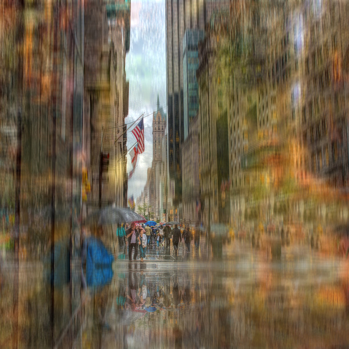 rain in NY Poster och Canvastavla