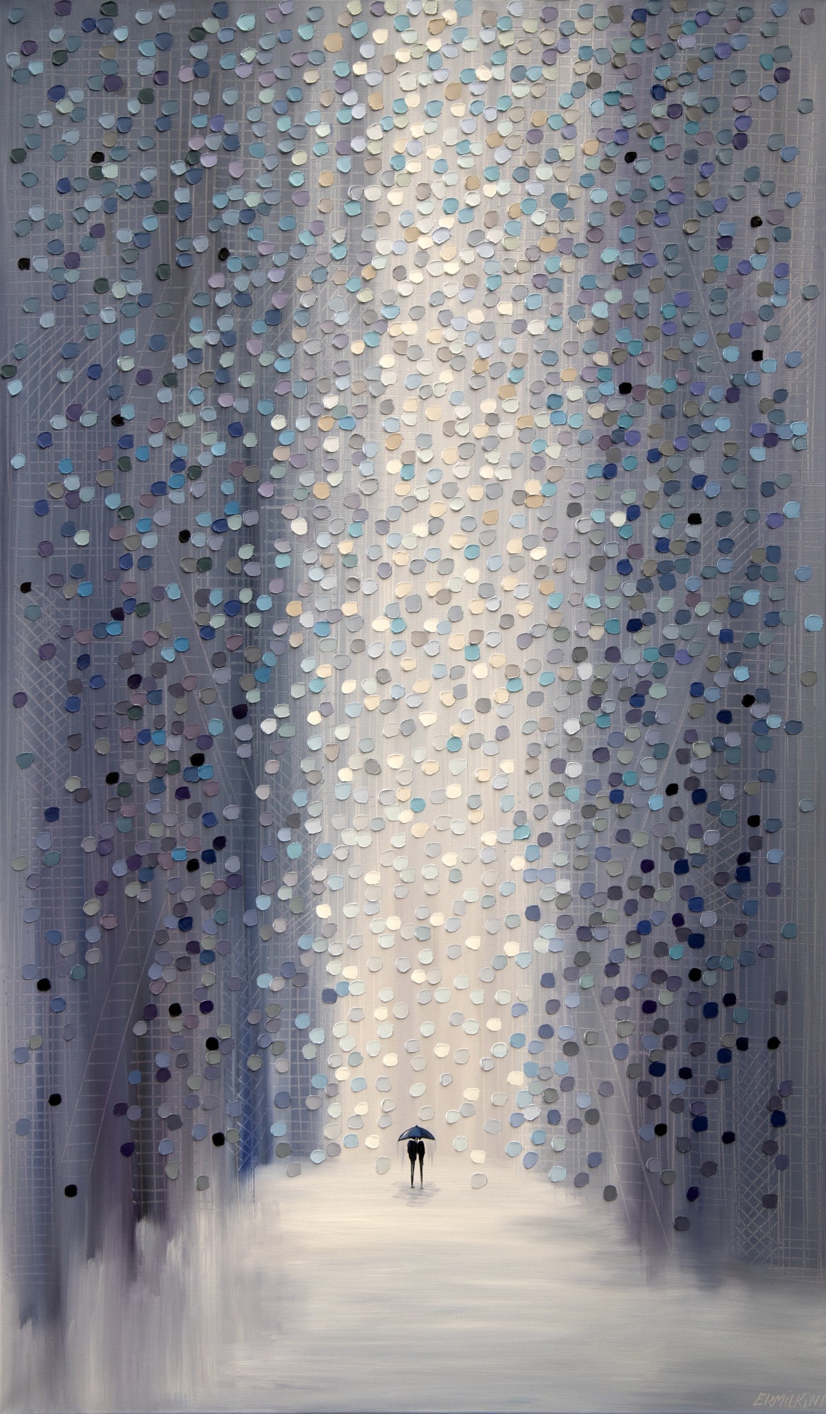 Hazy Rain Poster och Canvastavla