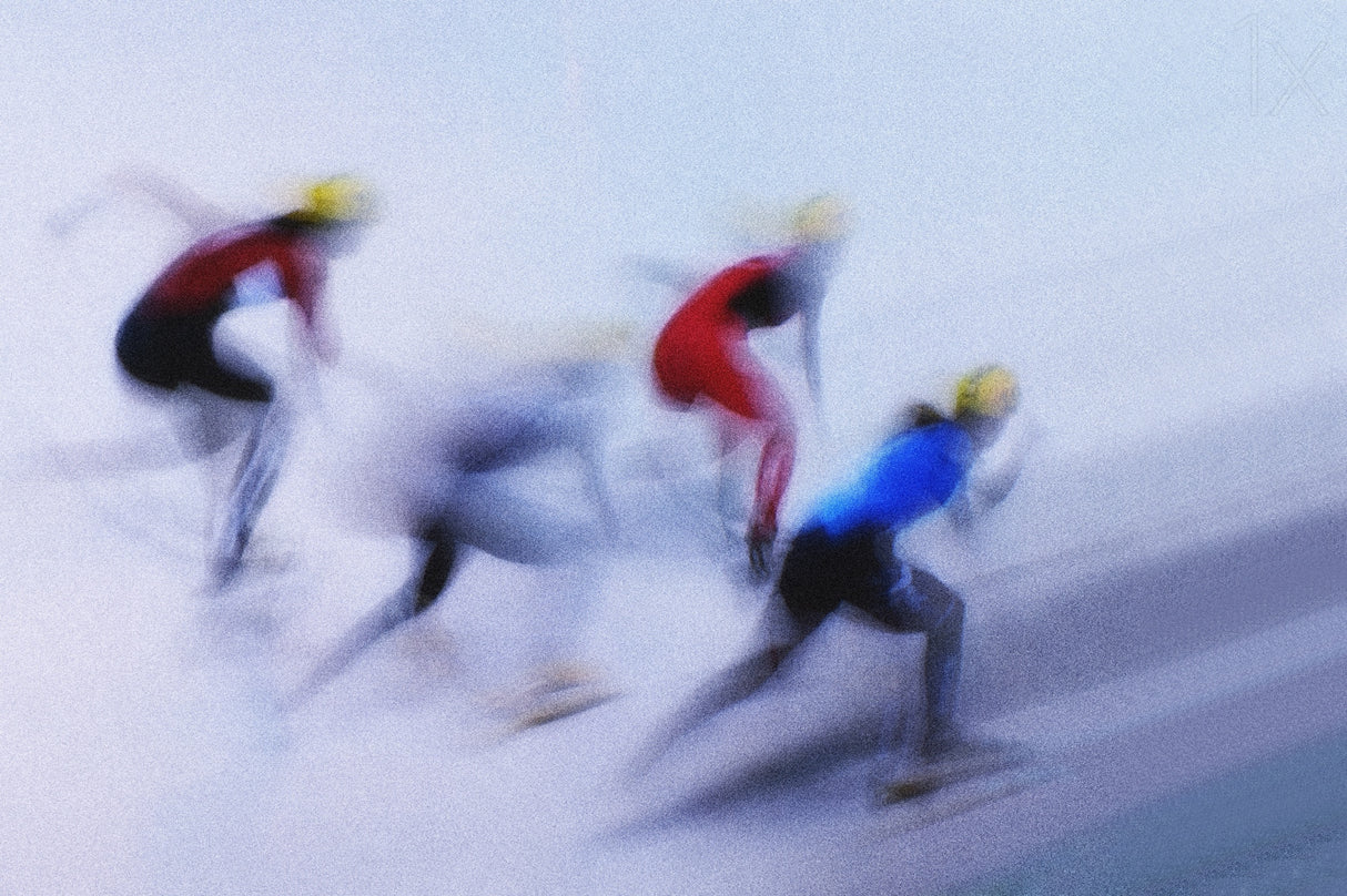 Speed Skating 1 Poster och Canvastavla