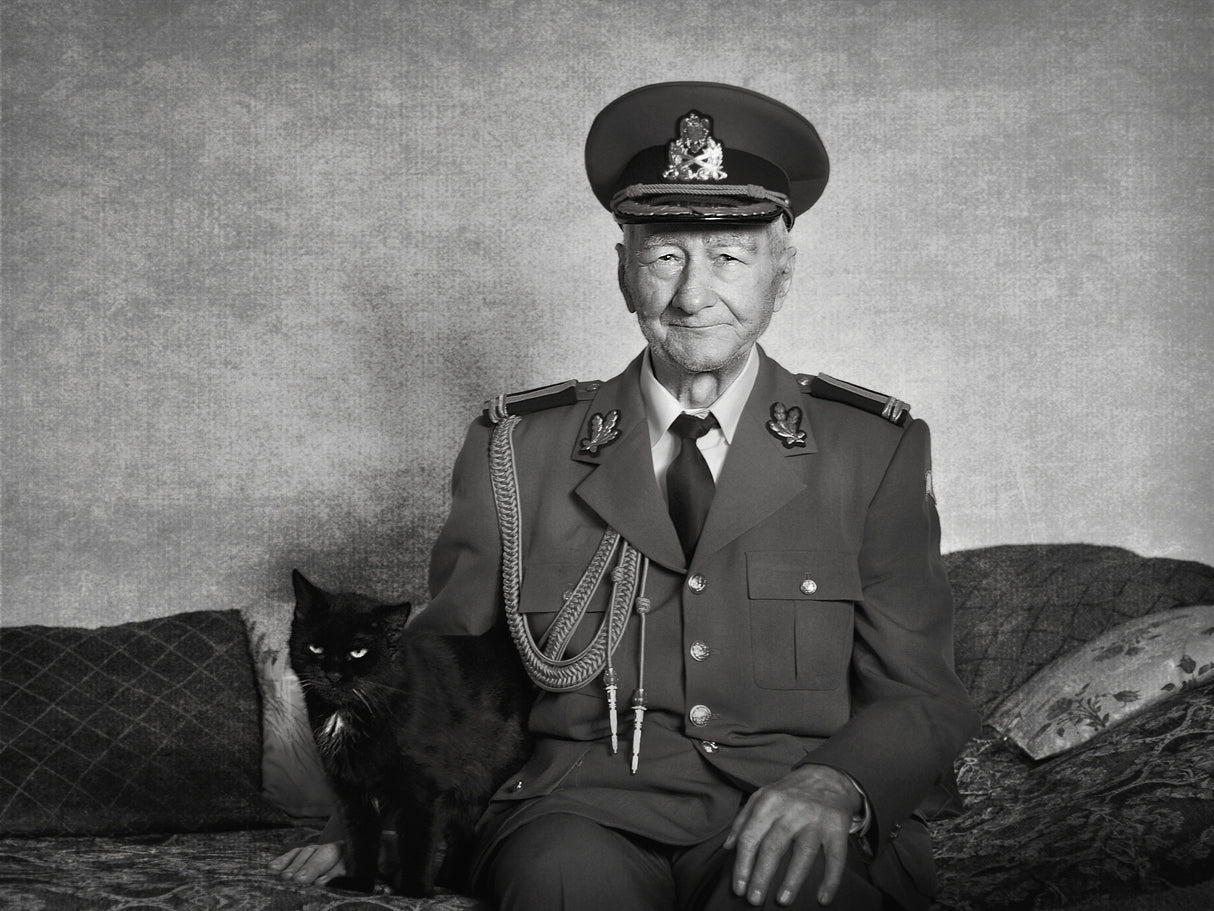 white age. retired colonel Poster och Canvastavla