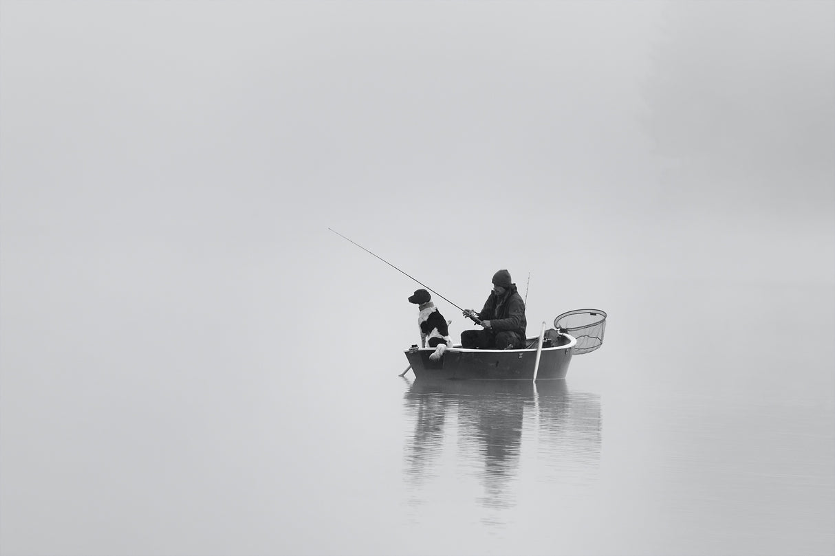 waiting for the big catch Poster och Canvastavla