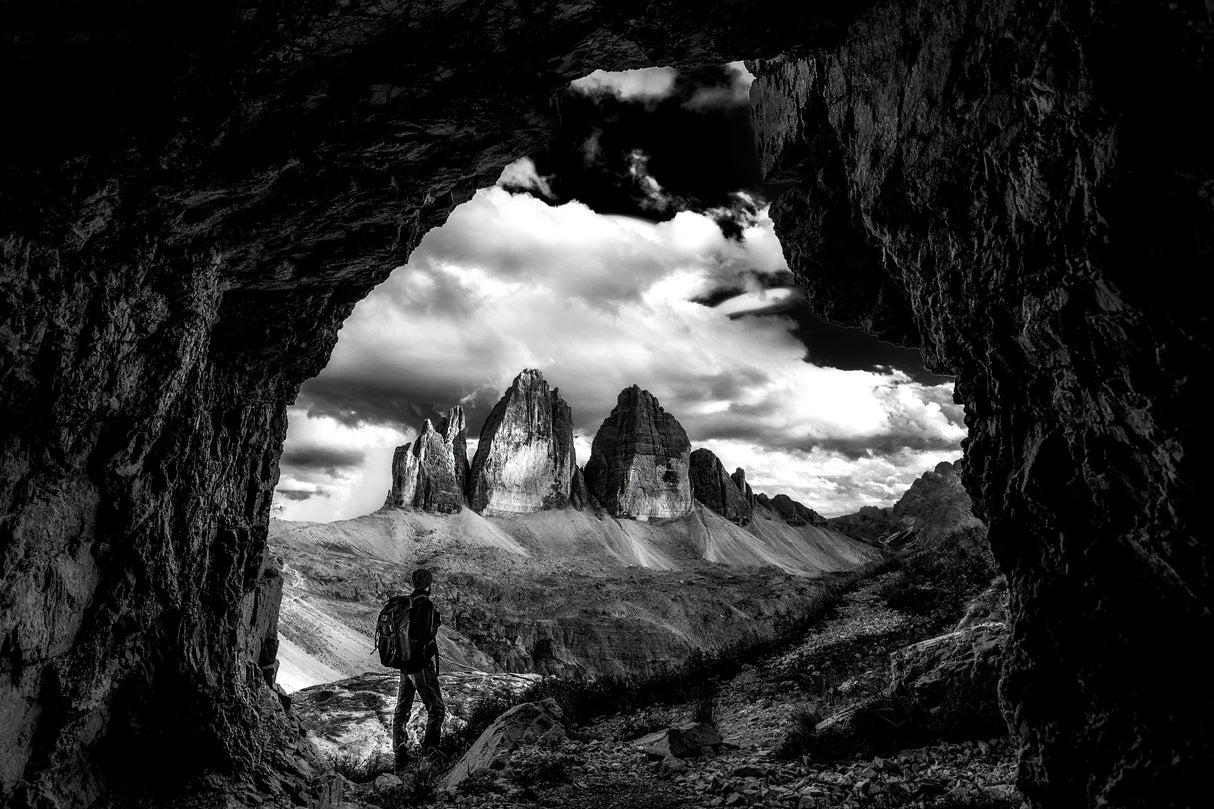 Tre Cime Trekking Poster och Canvastavla