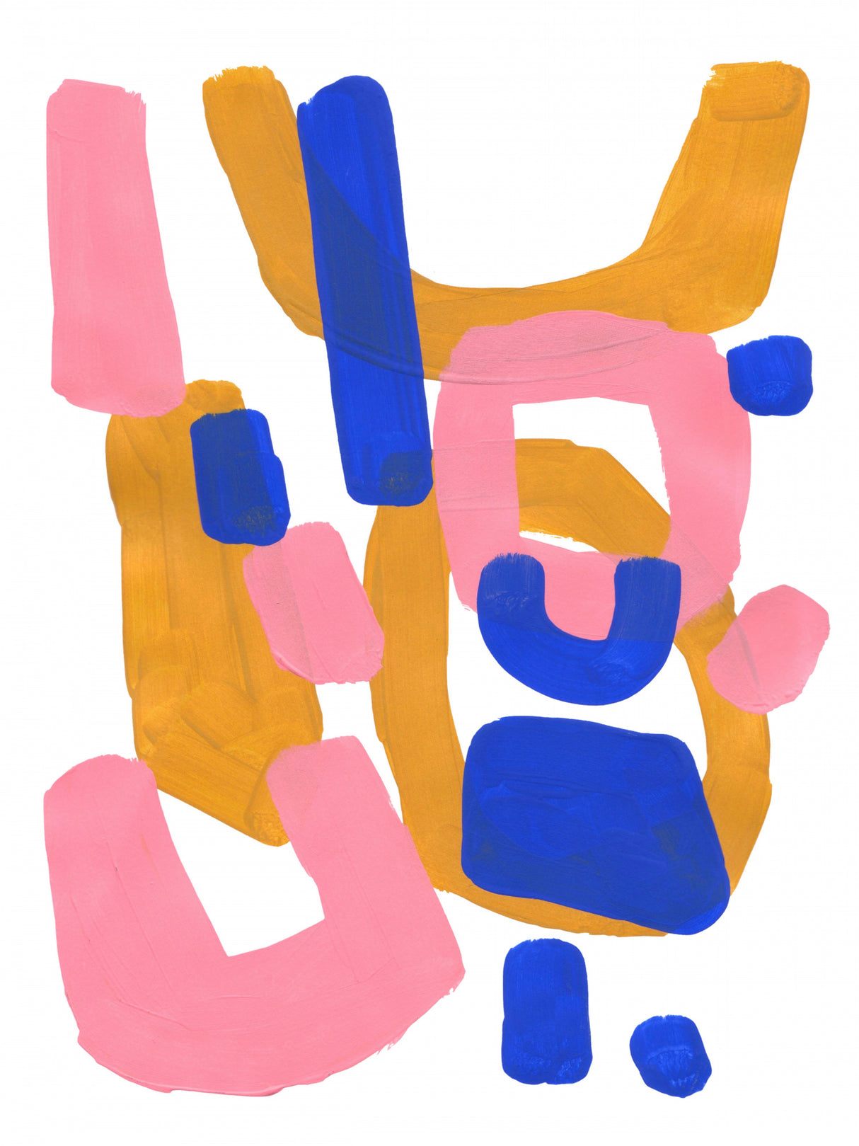 Pink Smile Poster och Canvastavla