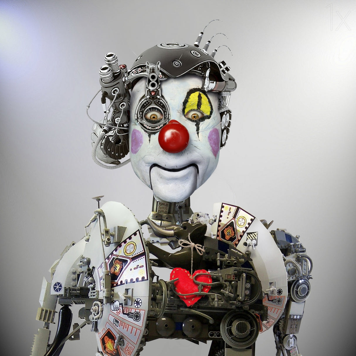 Electronic Clown Poster och Canvastavla