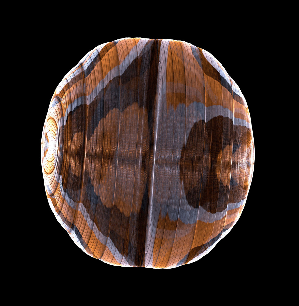 Planet Wood Poster och Canvastavla