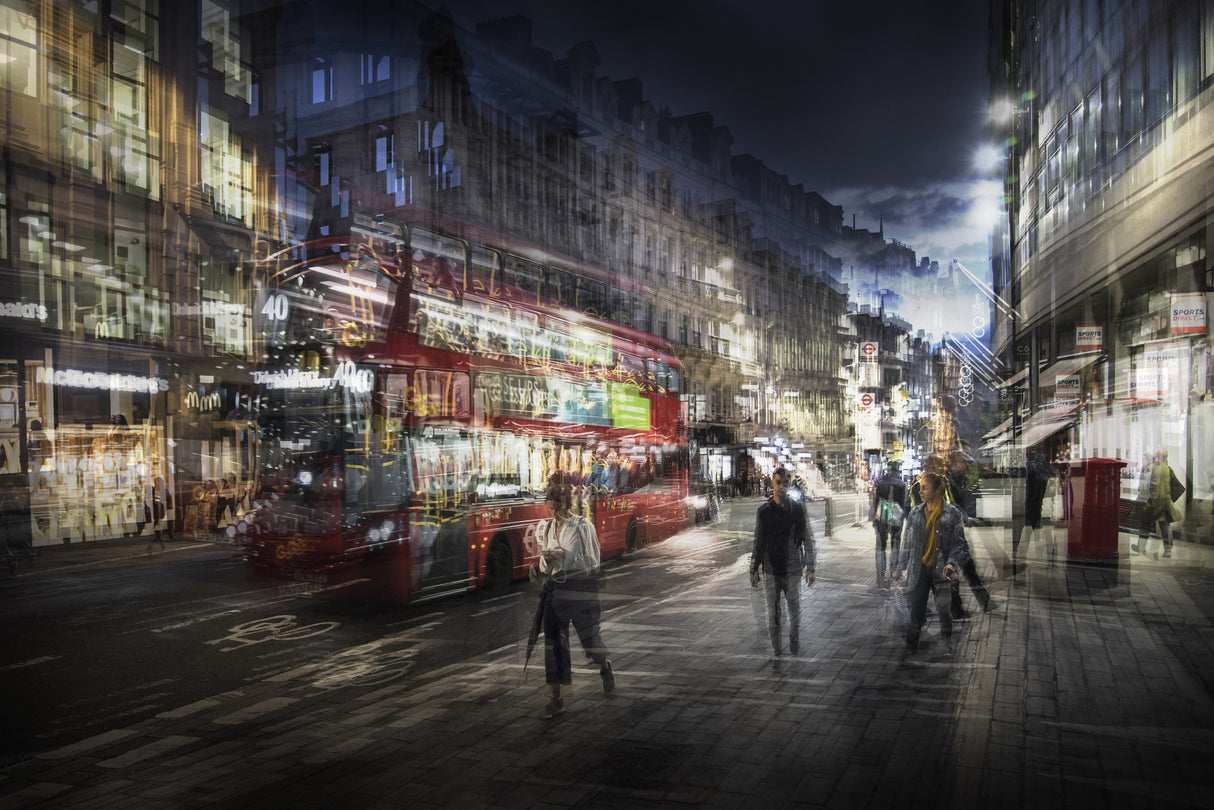 On the streets of London Poster och Canvastavla