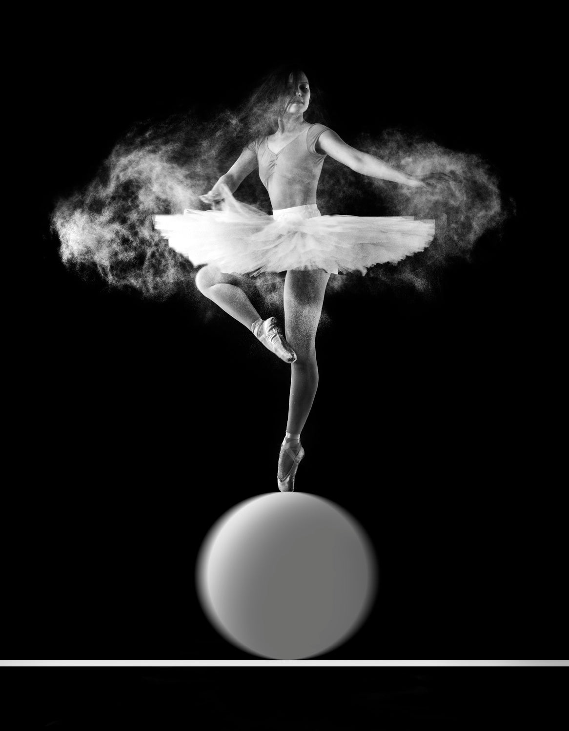 Spin with Ball Poster och Canvastavla