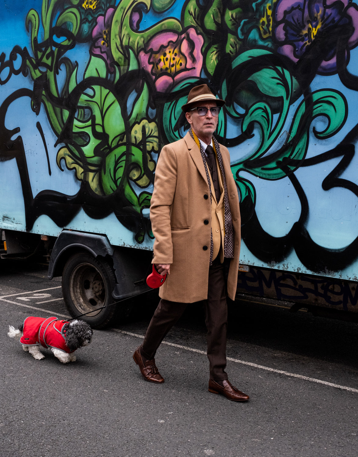 The man with the dog Poster och Canvastavla