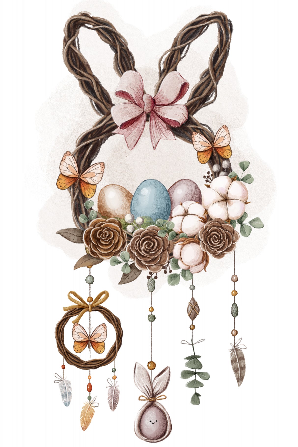 Dreamcatcher Easter Poster och Canvastavla