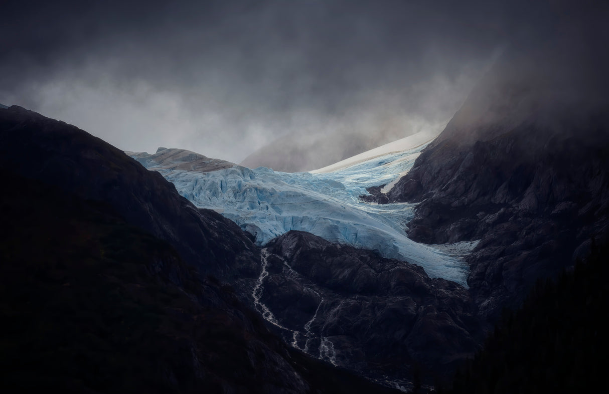 Portage Glacier Poster och Canvastavla