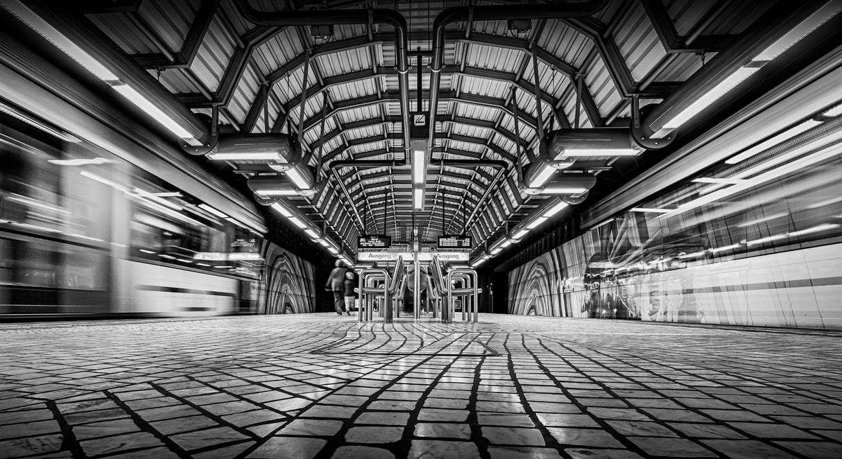 ... subway station Poster och Canvastavla