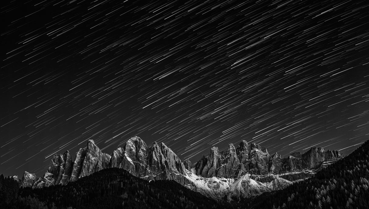 Starfall in the Dolomites Poster och Canvastavla
