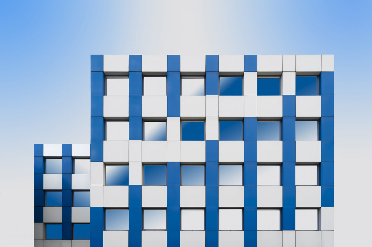Blue accents Poster och Canvastavla