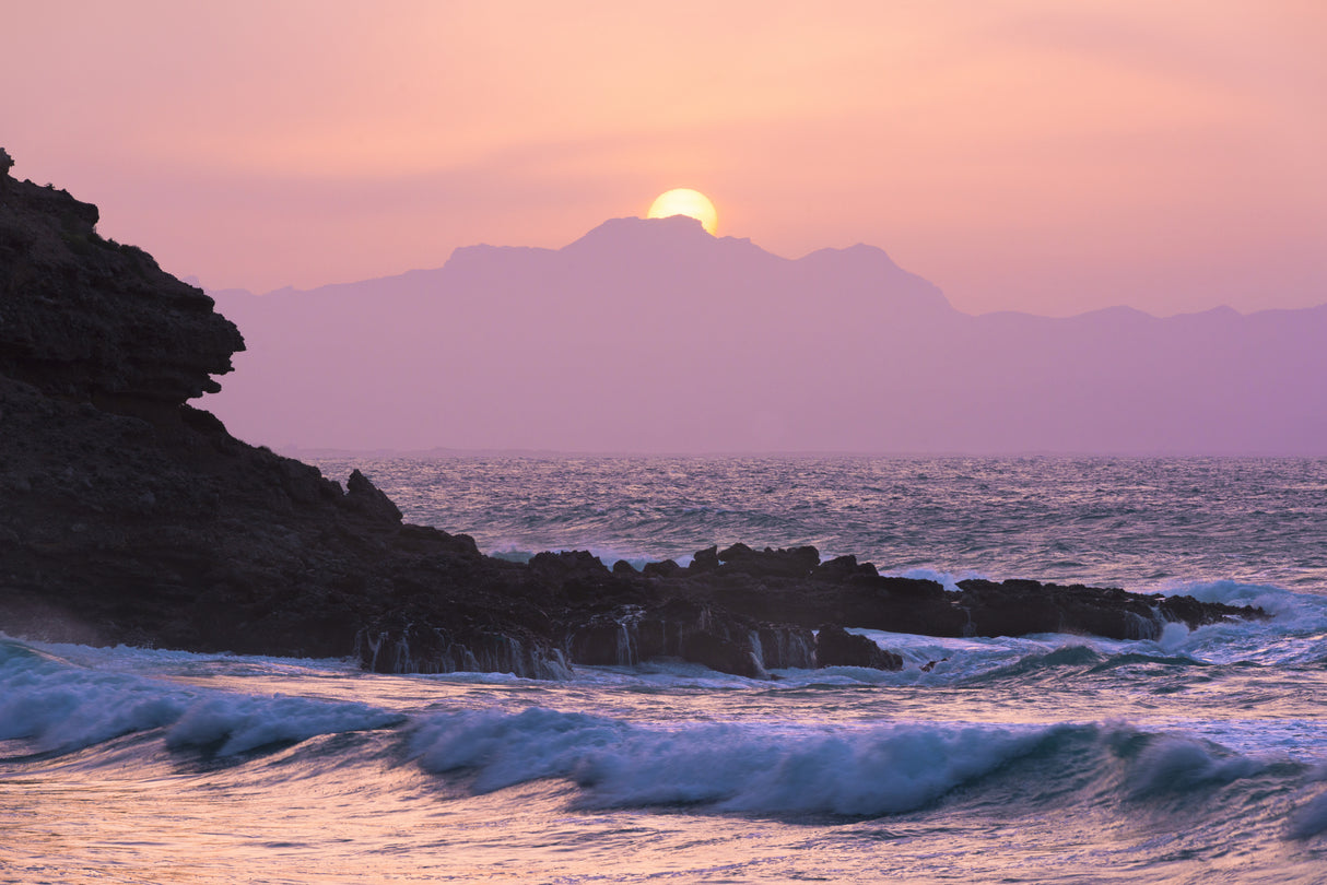 Purple Morning Poster och Canvastavla