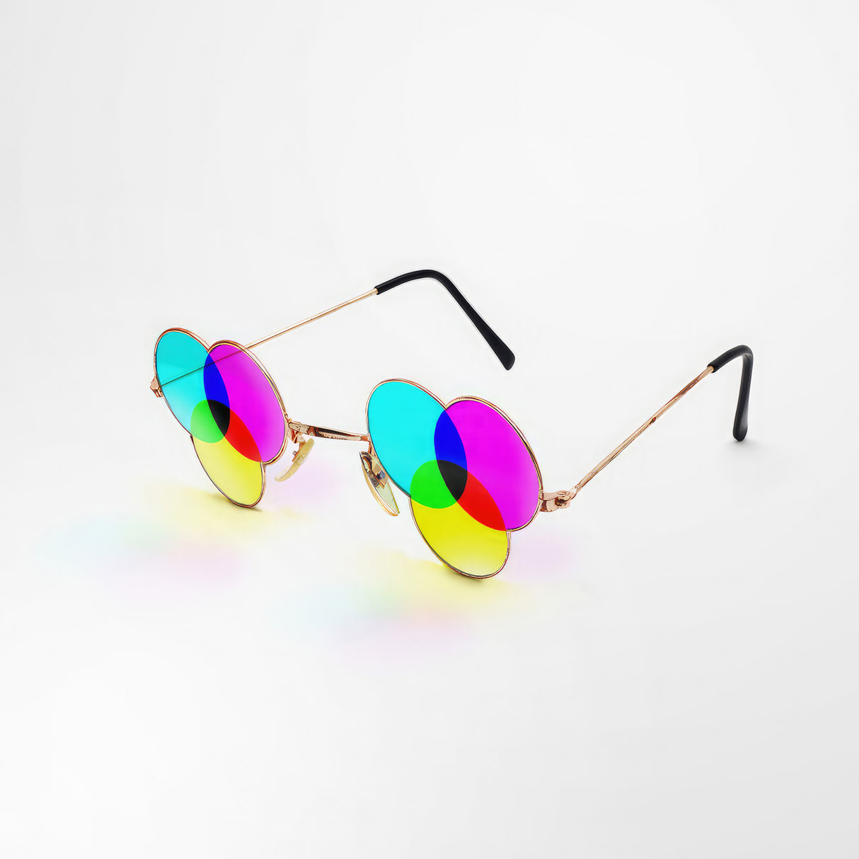 Cmyk Glasses Poster och Canvastavla