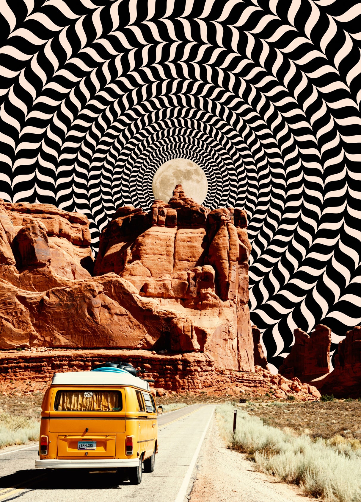 The Real Road Trip Poster och Canvastavla