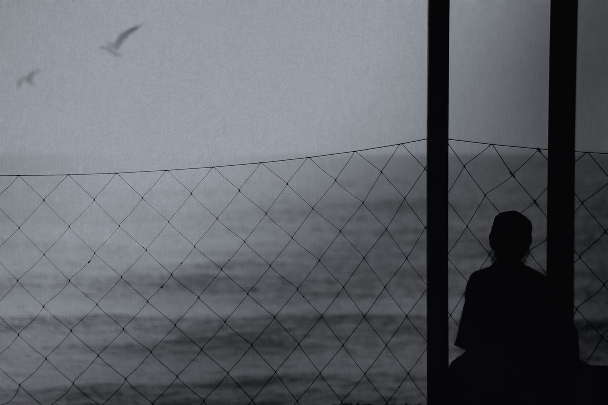 alone , in the sea Poster och Canvastavla