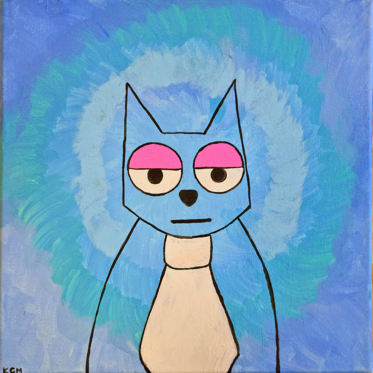 Cat Poster och Canvastavla