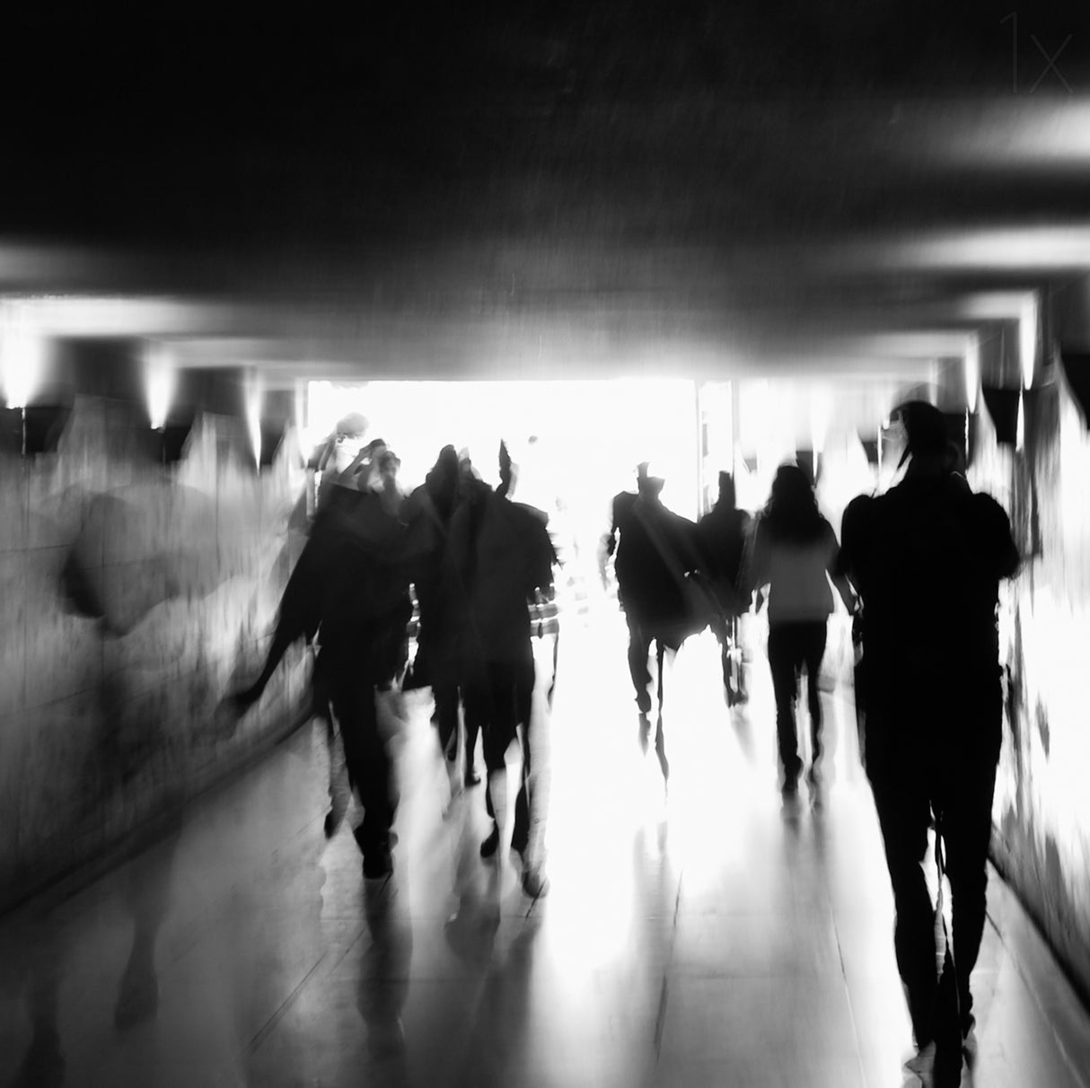 Underground pathway Poster och Canvastavla