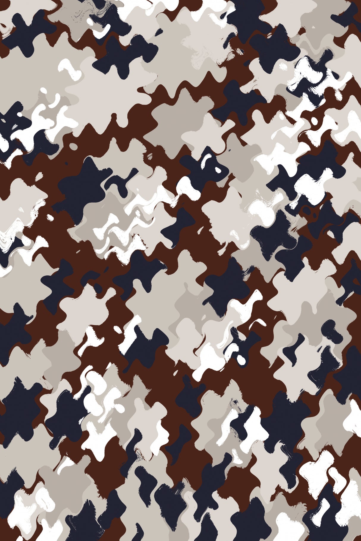 Liquid Berries Pattern Poster och Canvastavla