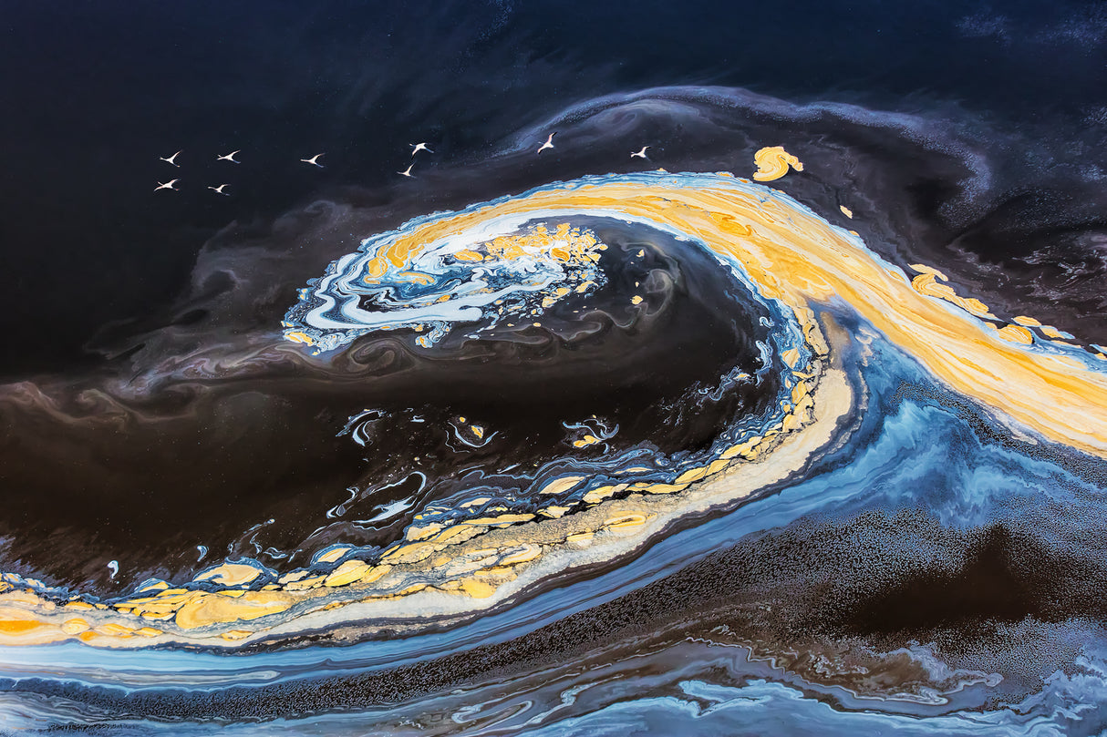 Colorful "Wave" Poster och Canvastavla