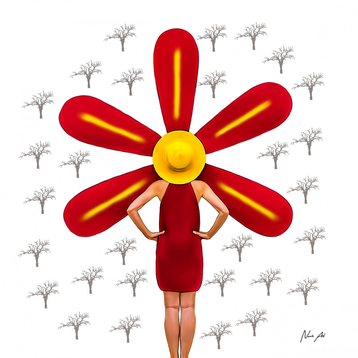 Human Flora Poster och Canvastavla