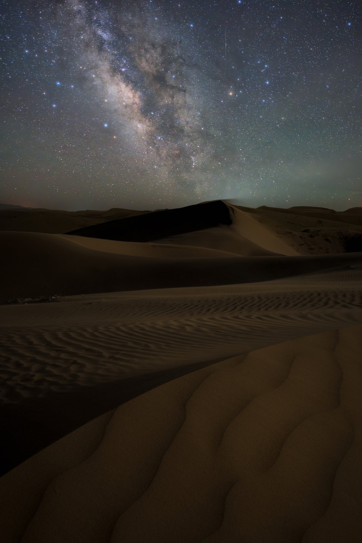 Desert Night Poster och Canvastavla